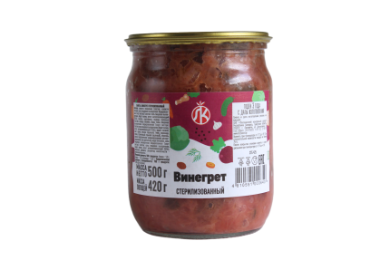 Винегрет Стерилизованный (500 г.)